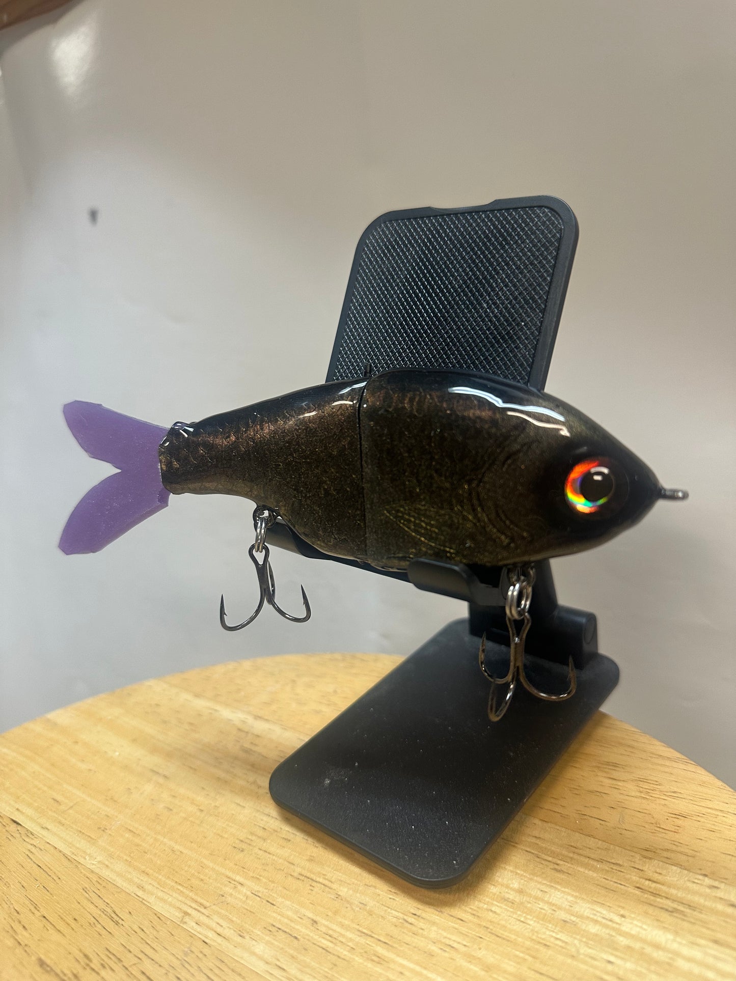 Hero muck shad purple tail