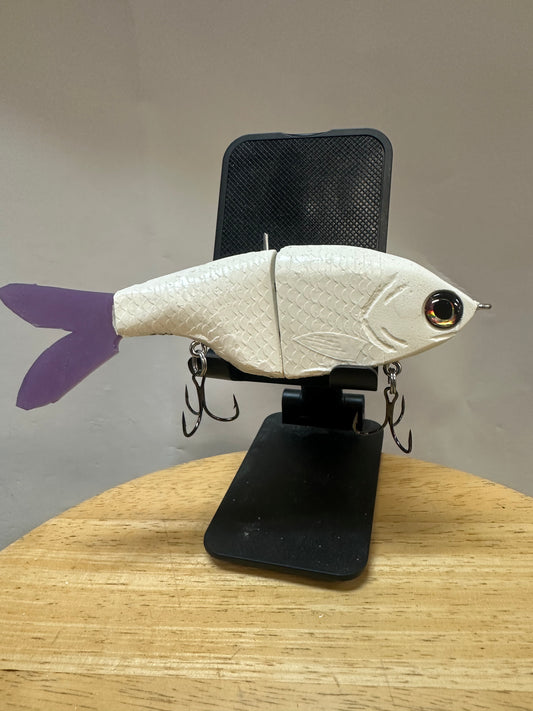 Hero unpainted blank purple tail