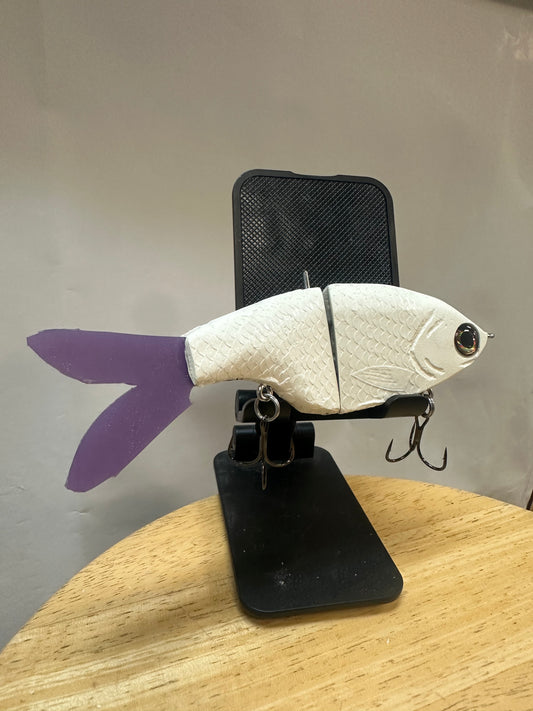 Hero unpainted blank purple tail