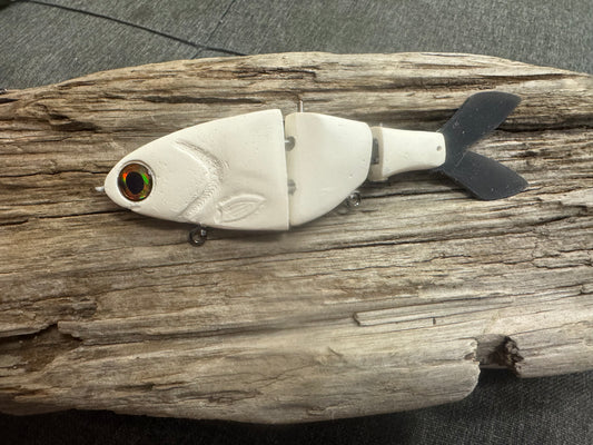 Raw unpainted 6 inch sway black tail.